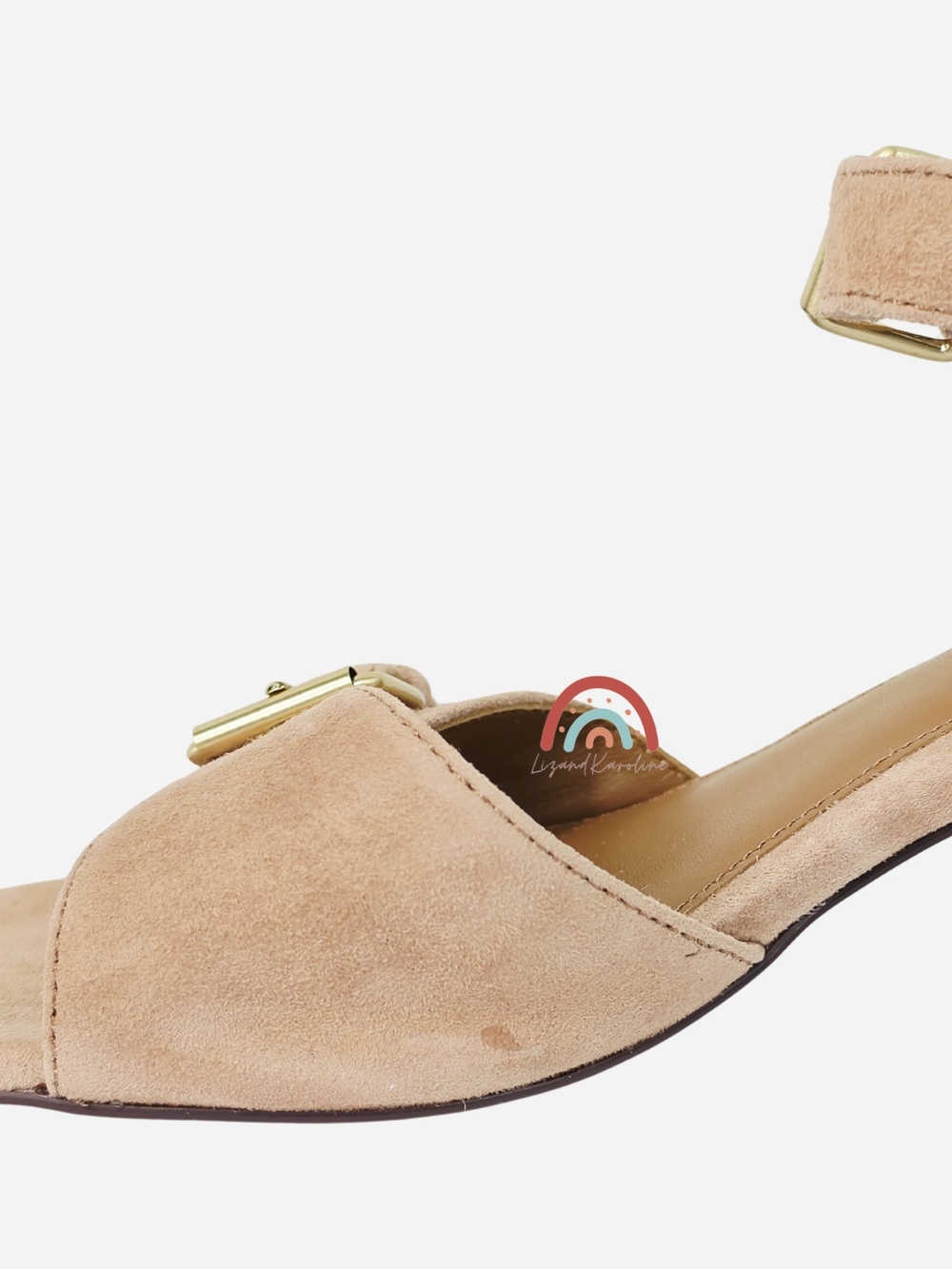 New! Madewell The Neeka Ankle-Strap Heeled Sandal in Suede Warm Umber 8 - Picture 9 of 15